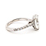 Ring Engagement Hidden Halo 3.59ct Oval Lab Grown Diamond IGI: LG743594611 .50ctw Colorless Lab Grown Diamonds 14kw 2.25mm Sz7 4.65g 126080016