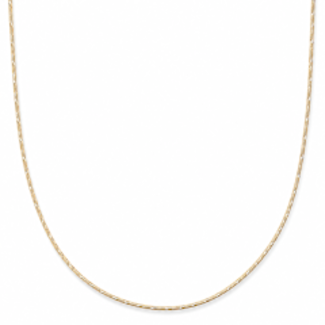 Necklace Snake Chain Lobster Clasp 14ky 1.2mm 18" 5.05g 126082013