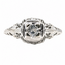 Ring Antique Filigree .17ct Round Diamond 14kw 8.3mm Sz8 1.87g 126080019