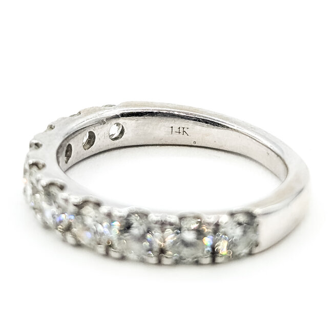 Ring Bridal 1.00ctw Round Diamonds 14kw 3.5mm Sz5 2.78g 226070154