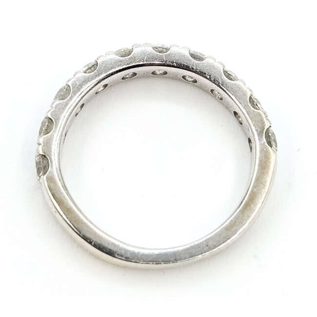 Ring Bridal 1.00ctw Round Diamonds 14kw 3.5mm Sz5 2.78g 226070154