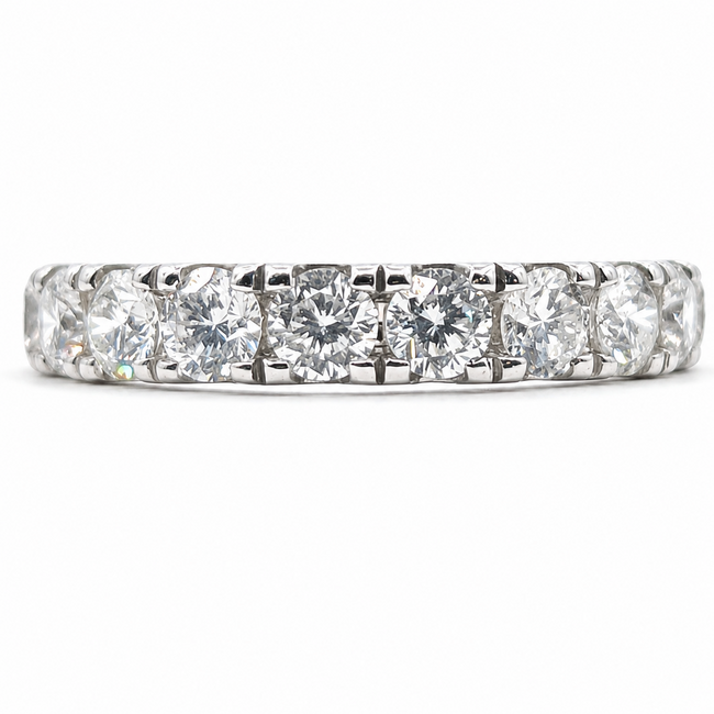 Ring Bridal 1.00ctw Round Diamonds 14kw 3.5mm Sz5 2.78g 226070154