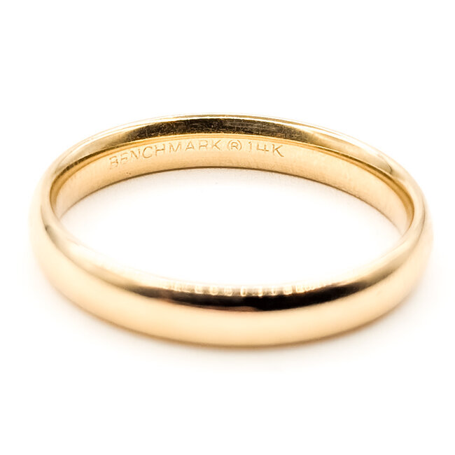Ring Engagement Comfort Fit 14ky 4mm Sz11 4.79g 126072013