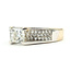 Ring Solitaire 1.34ctw Square & Round Diamonds IGI: F5E99794 18kw 5mm Sz6.5 6.14g 226070157