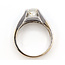 Ring Solitaire 1.34ctw Square & Round Diamonds IGI: F5E99794 18kw 5mm Sz6.5 6.14g 226070157