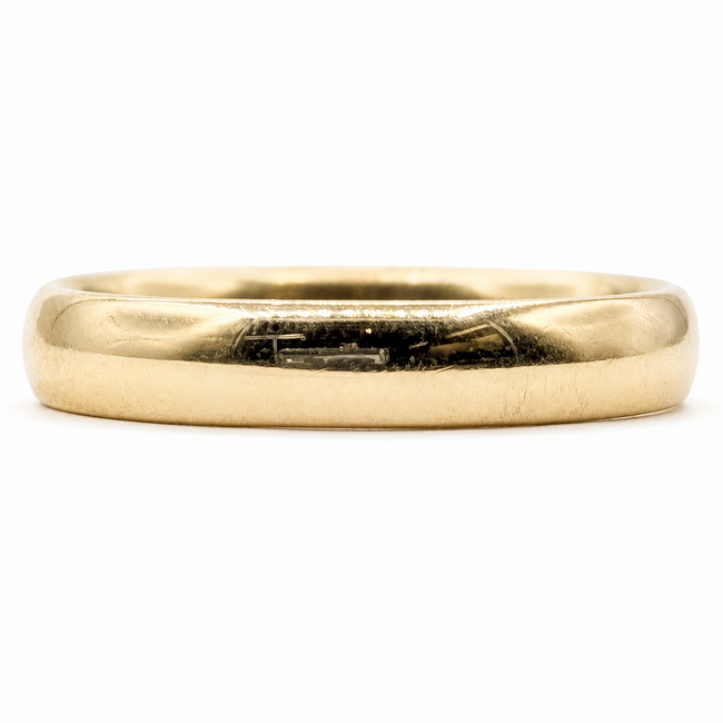 Ring Engagement Comfort Fit 14ky 4mm Sz11 4.79g 126072013