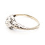 Ring Antique Filigree .17ct Round Diamond 14kw 8.3mm Sz8 1.87g 126080019