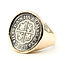 Ring 1756 Spanish Cob 1 Real Coin 14ky 22mm Sz10 10.88g 126082018