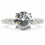 Ring Engagement 2.50ctw Round Diamonds 14kw 2mm Sz5 3.62g 226070153