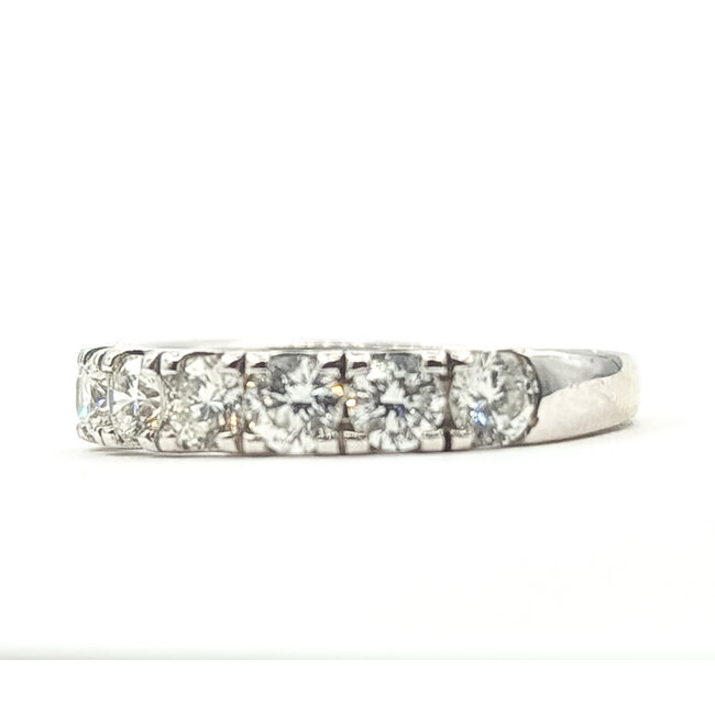 Ring Bridal 1.00ctw Round Diamonds 14kw 3.5mm Sz5 2.78g 226070154