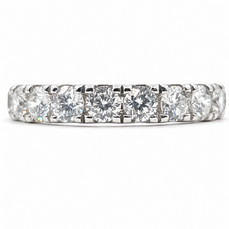 Ring Bridal 1.00ctw Round Diamonds 14kw 3.5mm Sz5 2.78g 226070154
