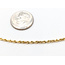Necklace Rope Link Lobster clasp 14ky 2mm 24" 6.94g 126082025