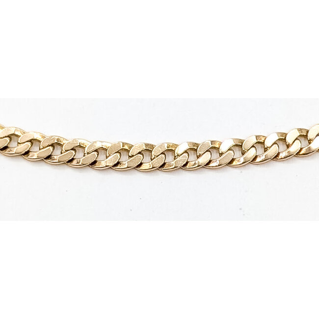 Necklace Cuban Link Lobster clasp 14ky 4mm 20" 16.19g 126082021