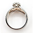 Ring Anniversary Set Halo 1.25ctw Round Diamonds 14ktt 7.5mm Sz5.75 7.21g 126070156