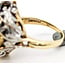 Ring Open Work Floral .20ct Round Diamond 13ct Purple Amethyst 14ktt 23mm Sz6 9.09g 126080021