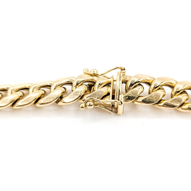 Necklace Cuban Link Box clasp 10ky 10mm 22" 45.51g 126082019