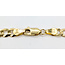 Necklace Curb Link Lobster clasp 14ky 6mm 22" 18.91g 126082023