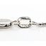 Necklace Wheat Chain Lobster clasp 18kw 1mm 16" 3.54g 126082028