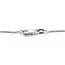 Necklace Wheat Chain Lobster clasp 14kw 1mm 16" 2.17g 126082029