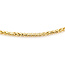 Necklace Popcorn Chain Lobster clasp 14ky 2.5mm 19" 7.50g 126082030