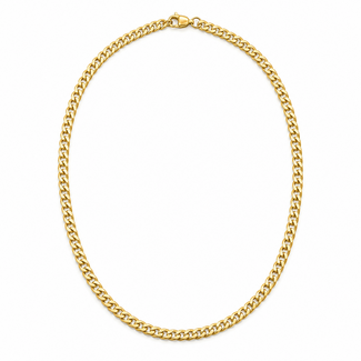 Necklace Cuban Link Lobster clasp 14ky 4mm 24" 26.70g 126082027