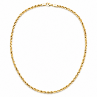 Necklace Rope Link Lobster clasp 14ky 2.5mm 20" 13.93g 126082022