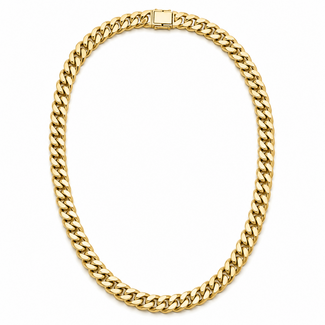 Necklace Cuban Link Box clasp 10ky 10mm 22" 45.51g 126082019