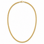 Necklace Popcorn Chain Lobster clasp 14ky 2.5mm 19" 7.50g 126082030