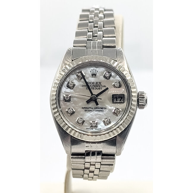 Watch Rolex Datejust 6916 AM Diamond Dial 26mm Stainless Steel 7" Watch Only 126066009