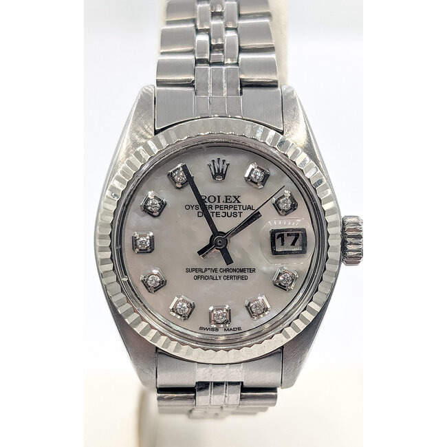 Watch Rolex Datejust 6916 AM Diamond Dial 26mm Stainless Steel 7" Watch Only 126066009