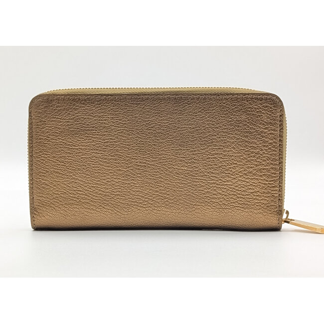 Wallet Louis Vuitton Suhali Leather Zippy Wallet Bronze Gold M95569 126085010
