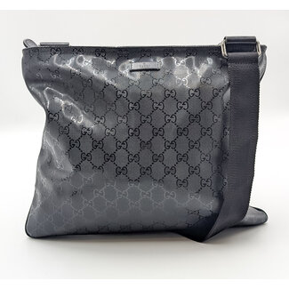 Messenger Gucci GG Imprime PVC Shoulder Bag Black 126085002
