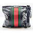 Handbag Gucci GG Imprime Web Stripe PVC Shoulder Bag Black 269379 126085003