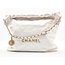 Handbag Chanel White Quilted Calfskin 22 126085015