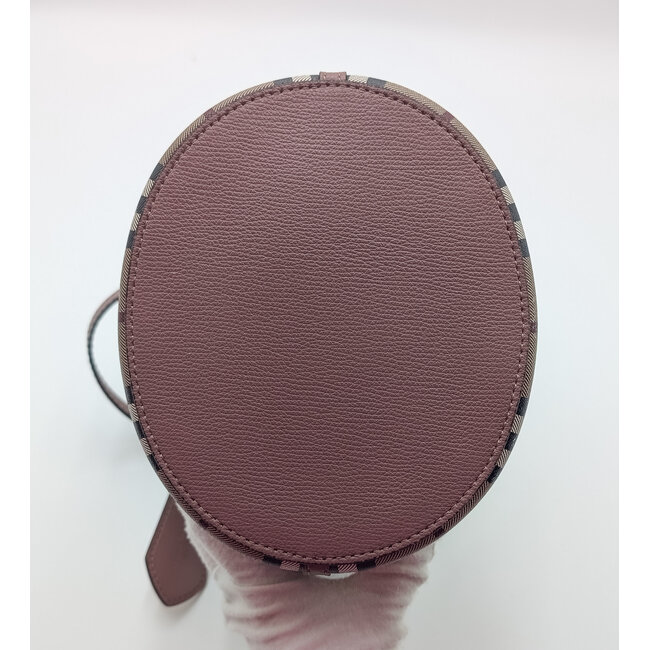 Handbag Burberry Small Lorne Haymarket Check Bucket Bag 126085016