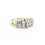 Ring 2 Row .75ctw Round Diamonds 14ky 8mm Sz5 3.10g 225040055