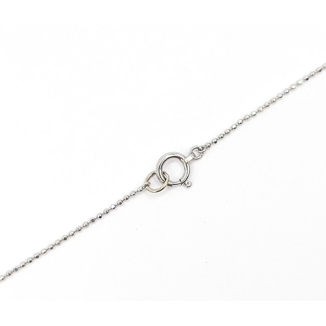 Necklace Illusion Set .60ctw Quadrant Diamonds 850pt 15-16" 3.03g 126080066