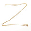 Necklace Rope Link Lobster Clasp 14ky 1mm 22" 3.26g 126082010