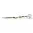 Earrings Dangle Leverback .03ctw Round Diamonds .33ctw Violet Tanzanite 14ky 1.1x.12" 1.38g 126080027