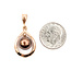 Pendant Drop 9mm Aubergine Pearl 14kr 1x.5" 2.59g 126080046