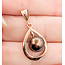 Pendant Drop 9mm Aubergine Pearl 14kr 1x.5" 2.59g 126080046