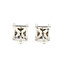 Earrings Stud Locking Back .65ctw Round Diamonds 18kw 6mm 2.44g 126080058