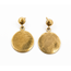 Earrings Stud Dangle Disc 14ky 13mm 1.49g 126082003