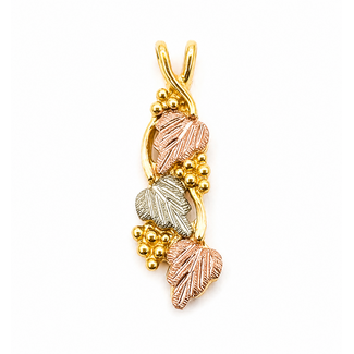 Pendant Black Hills Gold Drop 10ktt .9x.25" .96g 126082007