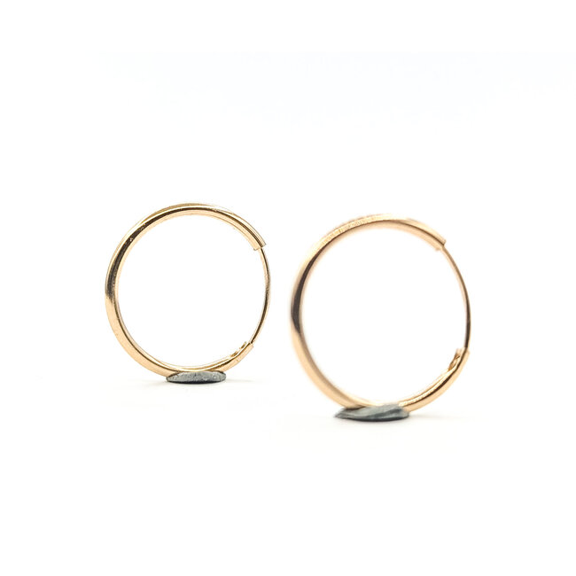 Earrings Hoop 10ky 16mm .33g 126082015