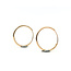Earrings Hoop 10ky 16mm .33g 126082015