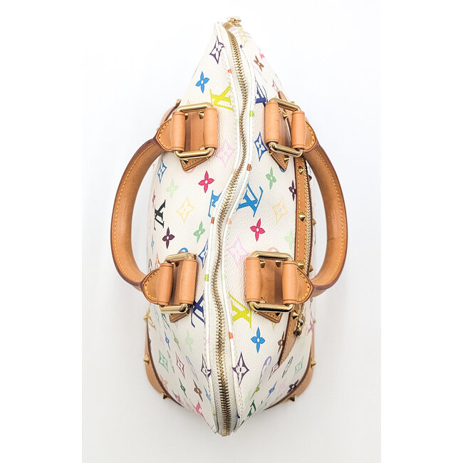 Handbag Louis Vuitton Alma PM Monogram Murakami Multicolor Blanc 126085033