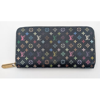 Wallet Louis Vuitton Zippy Wallet Multicolor Noir M60243 126085040