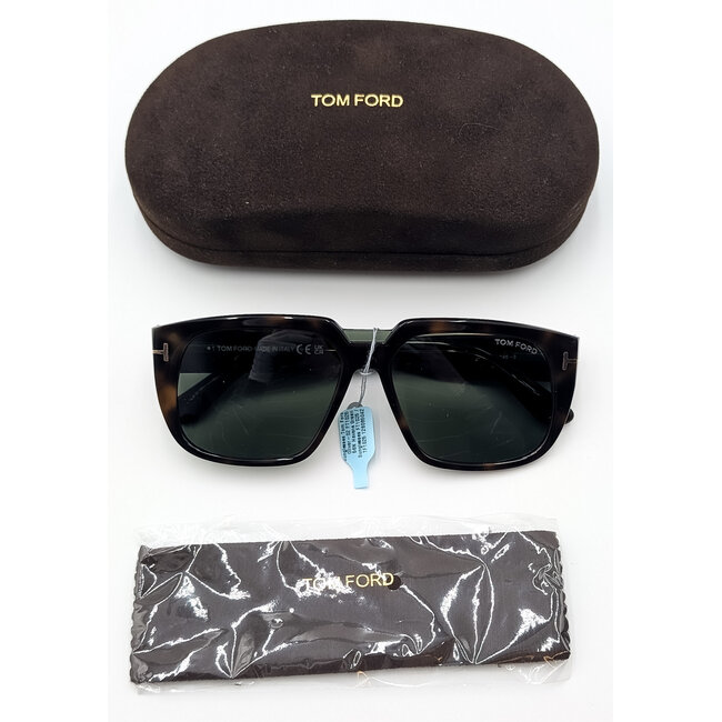 Sunglasses Tom Ford Oliver-02 FT1025 56N Havana Green Sunglasses FT1025 / TF1025 126085042