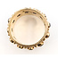 Ring Etruscan Revival Rope Cigar Band 1.25ctw Garnet 14ky 14mm Sz9 10.52g 126080042